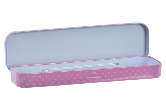 DKD Home Decor Estuche Sirenitas 5.6 x 2 x 20.3 cm (24 Unidades) Metal