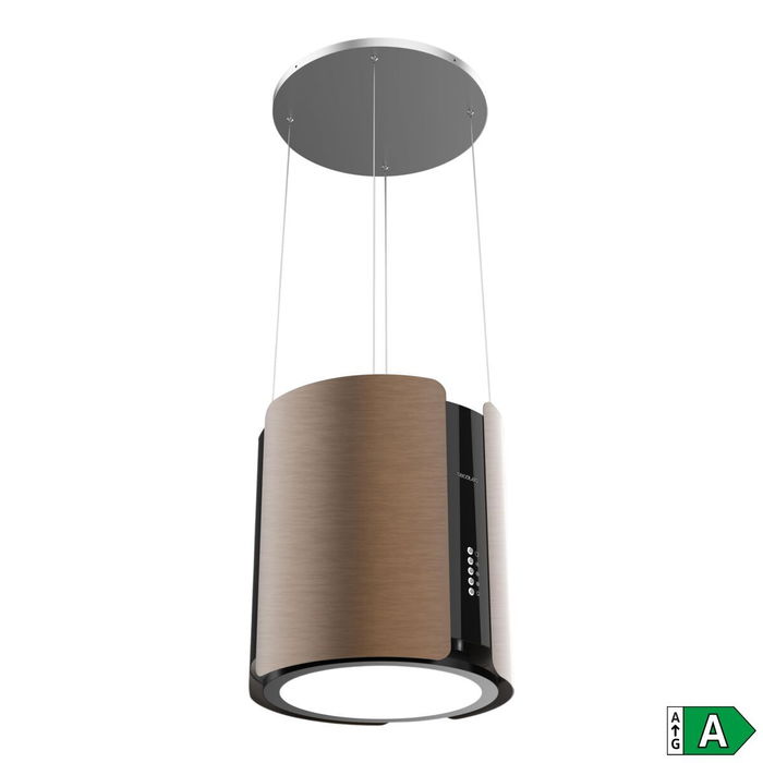 Cecotec Campana isla Bolero Flux CRE 385500 cobre acero inoxidable clase A+ 600m3/h
