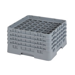 CAMBRO Cesta de lavado 49 comp. Gris claro