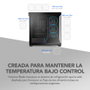 NOX Hummer BLADE Semitorre ATX ARGB Ultra Airflow Negro Ventana Lateral Vidrio Templado 3 Ventiladores 140mm