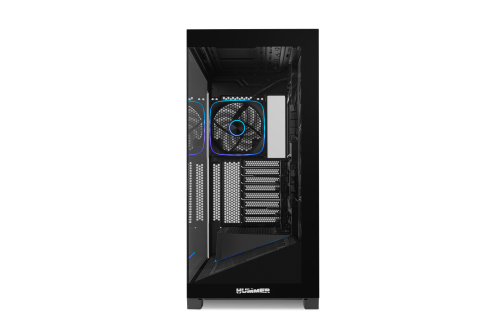 NOX Hummer BLADE Semitorre ATX ARGB Ultra Airflow Negro Ventana Lateral Vidrio Templado 3 Ventiladores 140mm