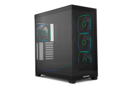 NOX Hummer BLADE Semitorre ATX ARGB Ultra Airflow Negro Ventana Lateral Vidrio Templado 3 Ventiladores 140mm