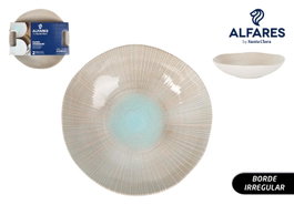 Alfares Plato Hondo Aura Pack de 4 unidades de 21cm