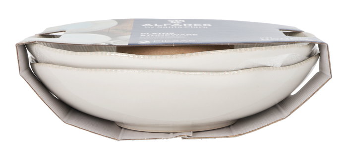 Alfares Plato Hondo Aura Pack de 4 unidades de 21cm