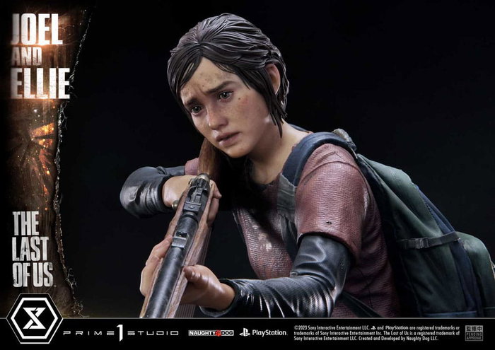 Prime 1 Studio The Last of Us Part I Estatua Ultimate Premium Masterline Series Joel & Ellie Deluxe Bonus Version