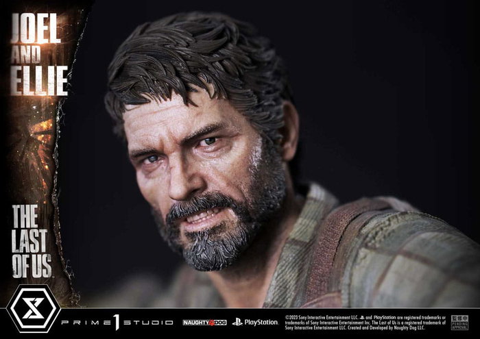 Prime 1 Studio The Last of Us Part I Estatua Ultimate Premium Masterline Series Joel & Ellie Deluxe Bonus Version