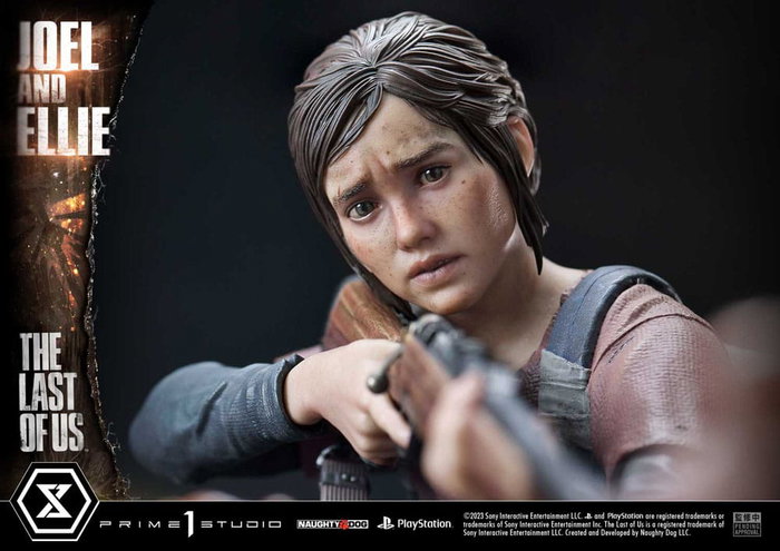 Prime 1 Studio The Last of Us Part I Estatua Ultimate Premium Masterline Series Joel & Ellie Deluxe Bonus Version