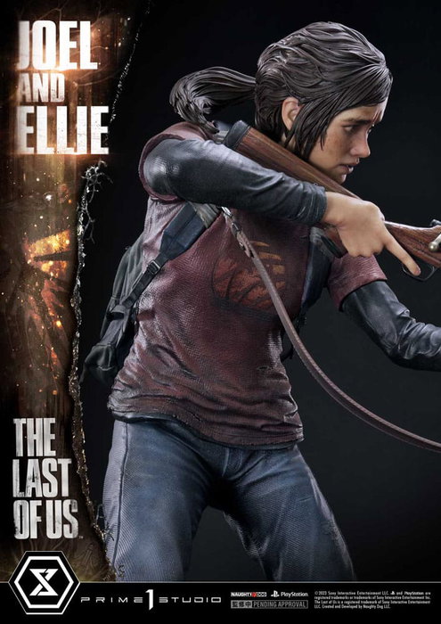 Prime 1 Studio The Last of Us Part I Estatua Ultimate Premium Masterline Series Joel & Ellie Deluxe Bonus Version