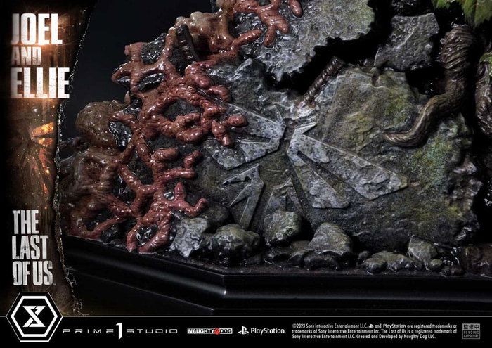Prime 1 Studio The Last of Us Part I Estatua Ultimate Premium Masterline Series Joel & Ellie Deluxe Bonus Version