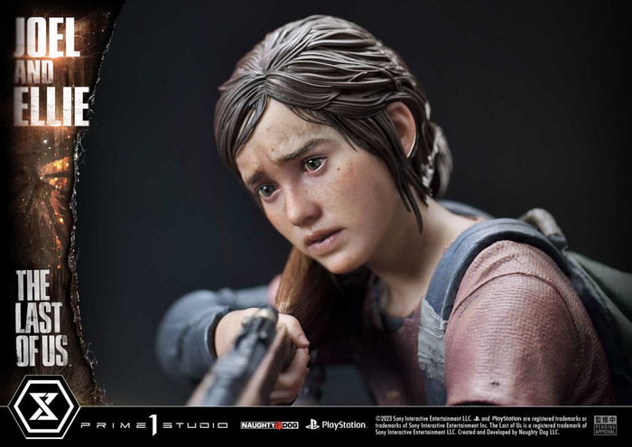Prime 1 Studio The Last of Us Part I Estatua Ultimate Premium Masterline Series Joel & Ellie Deluxe Bonus Version
