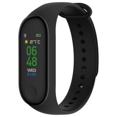 PULSERA CUANTIFICADORA DENVER BFH-240 - PANTALLA COLOR 2.4CM - BT - NOTIFICACIONES - PRESIÓN ARTERIAL/FRECUENCIA CARDIACA - IP67 - ANDROID - IOS PULSERA CUANTIFICADORA DENVER BFH-240 - PANTALLA COLOR 2.4CM - BT - NOTIFICACIONES - PRESIÓN ARTERIAL/FRECUENCIA CARDIACA - IP67 - ANDROID - IOS