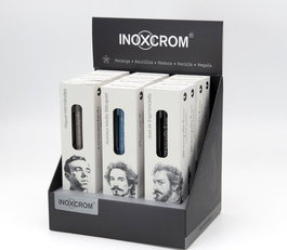 INOXCROM Bolígrafo Books Poetas 2 Expositor de 12 unidades