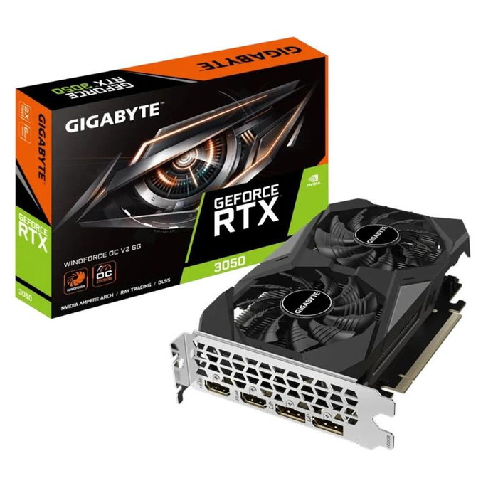 GIGABYTE GeForce RTX 3050 WINDFORCE OC V2 6GB GDDR6