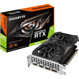 Gigabyte Tarjeta Gráfica GeForce RTX 3050 Windforce OC V2 6GB GDDR6