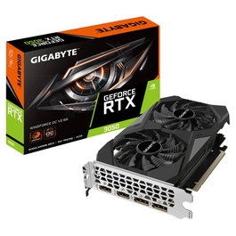 GIGABYTE GeForce RTX 3050 WINDFORCE OC V2 6GB GDDR6