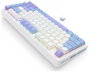 Redragon Ucal Max K673WBP-RGB-MAX Teclado Mecánico Inalámbrico 82 Teclas RGB Blanco Layout Español