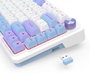 Redragon Ucal Max K673WBP-RGB-MAX Teclado Mecánico Inalámbrico 82 Teclas RGB Blanco Layout Español