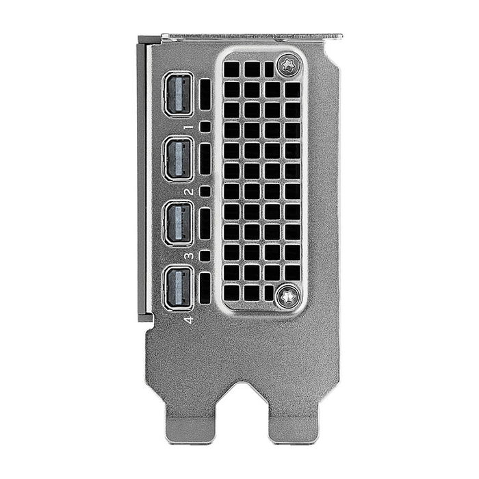 PNY RTX PRO 4000 Tarjeta Gráfica 24 GB GDDR7 192-bit PCI Express 5.0 8x SFF Activa 4x Mini DisplayPort 2.1b Resolución 7680x4320 70W