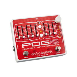 EHX Pog2 Pedal de efectos generador polifónico de octavas con algoritmos avanzados