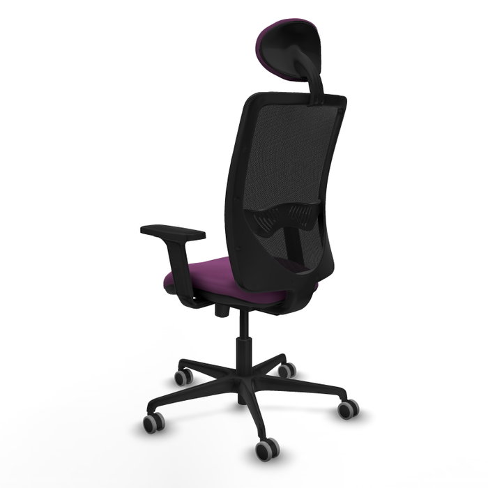 PIQUERAS Y CRESPO Silla de oficina Zulema con mecanismo Sincro/Traslack Morado y Negro PIQUERAS Y CRESPO Silla de oficina Zulema con mecanismo Sincro/Traslack Morado y Negro