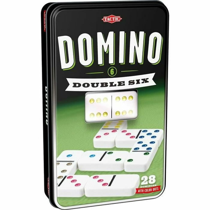 Tactic Domino Double 6 - Caja de metal Tactic Domino Double 6 - Caja de metal