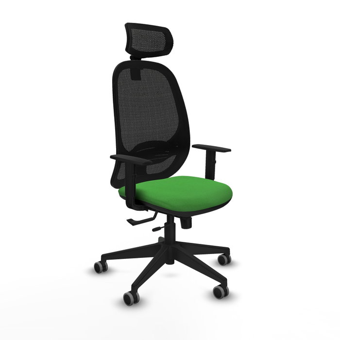PIQUERAS Y CRESPO Silla de oficina Cilanco Verde con Mecanismo Sincro/Traslack PIQUERAS Y CRESPO Silla de oficina Cilanco Verde con Mecanismo Sincro/Traslack