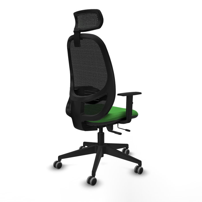 PIQUERAS Y CRESPO Silla de oficina Cilanco Verde con Mecanismo Sincro/Traslack PIQUERAS Y CRESPO Silla de oficina Cilanco Verde con Mecanismo Sincro/Traslack