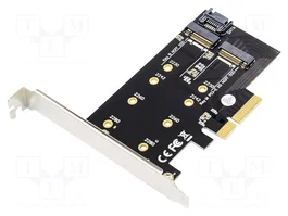 DIGITUS Tarjeta Adaptadora M.2 NGFF/NVMe SSD PCIe 3.0