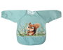 KioKids Babero Impermeable con Mangas Ardilla Verde Little Sauvages +4 meses