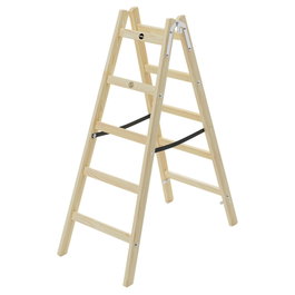 Hailo H40 StandardLine Escalera de tijera doble de madera 2x5