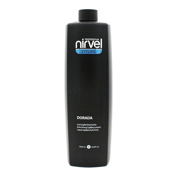Nirvel Laca Capilar Extra Fuerte Dorada 1000 ml Nirvel Laca Capilar Extra Fuerte Dorada 1000 ml