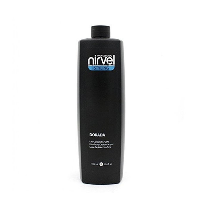 Nirvel Laca Capilar Extra Fuerte Dorada 1000 ml