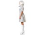 Disfraz Galaxia Vestido Blanco Mujer Adulto Talla XL