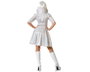Disfraz Galaxia Vestido Blanco Mujer Adulto Talla XL