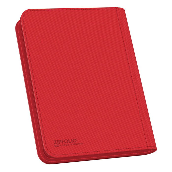 Ultimate Guard Zipfolio 160 8-Pocket Xenoskin - Red Ultimate Guard Zipfolio 160 8-Pocket Xenoskin - Red
