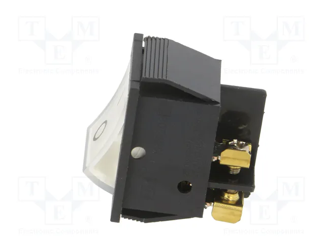 ORNO Interruptor Rocker DPST Transparente 16A/250VAC