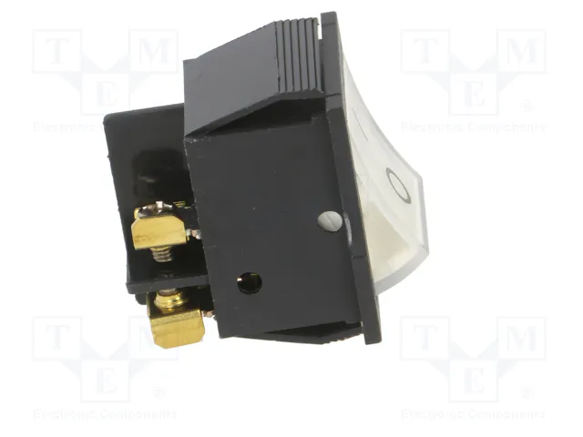 ORNO Interruptor Rocker DPST Transparente 16A/250VAC