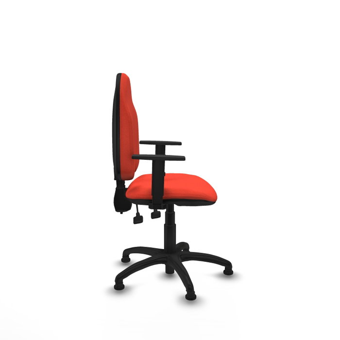 PIQUERAS Y CRESPO Silla de oficina Algarra Naranja oscuro con brazos 1D PIQUERAS Y CRESPO Silla de oficina Algarra Naranja oscuro con brazos 1D