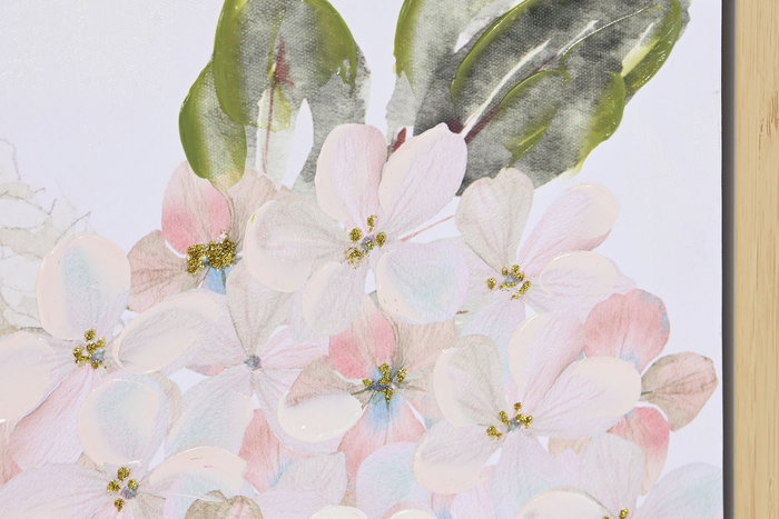 Cuadro Romantico DKD Home Decor Blanco Verde 4 x 70 x 50 cm (2 Unidades)