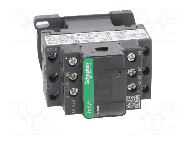 SCHNEIDER ELECTRIC LC1D09V7 TeSys D Contactor 3-polar 400VAC 9A