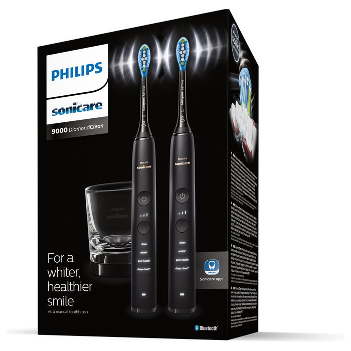Philips Sonicare DiamondClean 9000 HX9914/54 Negro (Pack de 2)