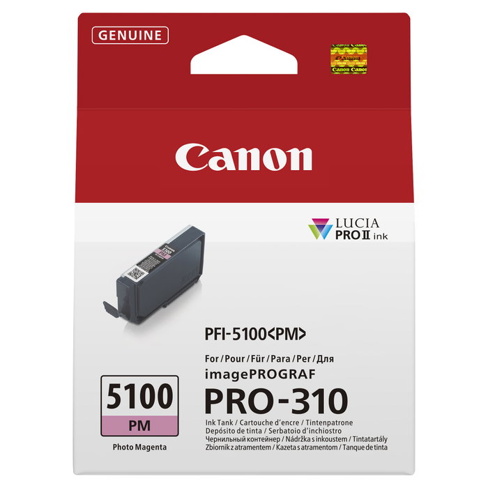 Canon PFI-5100 PM Cartucho de Tinta Foto Magenta