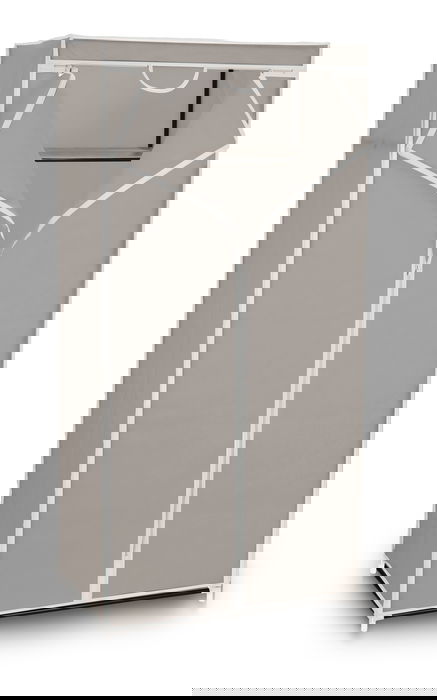 Confortime Armario Desmontable para Ropa y Conf, Blanco, 75 cm x 46 cm x 160 cm (4 Unidades)