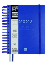 Finocam Agenda Anual 2027 Tempus Wire-O Azul
