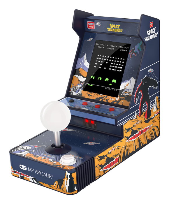 MY-MY ARCADE GAMING My Arcade Portable Retro Arcade Joystick Player Space Invaders (3 juegos incluidos) MY-MY ARCADE GAMING My Arcade Portable Retro Arcade Joystick Player Space Invaders (3 juegos incluidos)