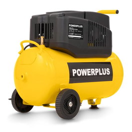 Powerplus Compresor sin aceite 1200 W 24 L