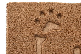 DKD Home Decor Felpudo Marron Coco Goma 45 x 75 cm (2 Unidades) 2.3 cm