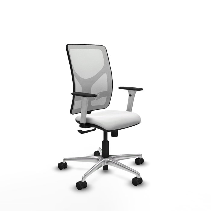 PIQUERAS Y CRESPO Silla de oficina Motilla con mecanismo Sincro en Blanco PIQUERAS Y CRESPO Silla de oficina Motilla con mecanismo Sincro en Blanco