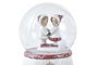 DKD Home Decor Figura Navidad Tradicional Rojo Blanco Resina Cristal 7 x 9 x 7 cm