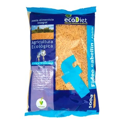 Nova Diet Fideo-Cabellín Ecodiet Integral 500 g